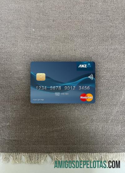 Frente Samoa ANZ Bank Mastercard Photolook exemplo real